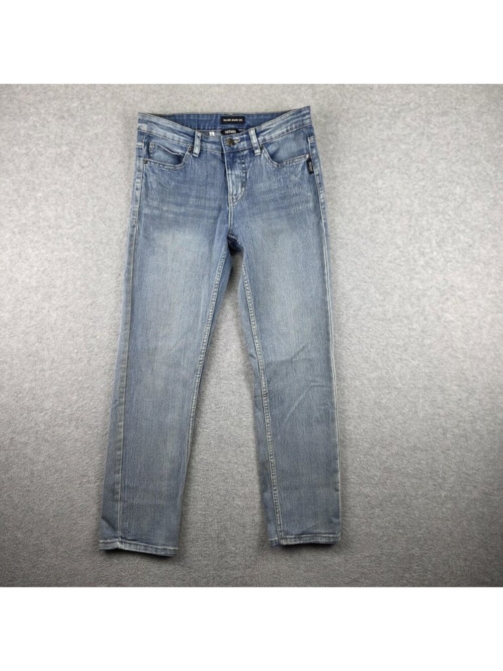 Silver Jeans Co Nathan Boys 12 28x28 Slim Light Wash Stretch Denim Jeans